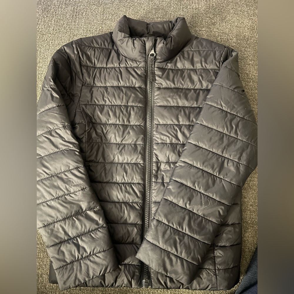 Lands End Kids 5-6 (5T) EUC Packable Black Puffer!